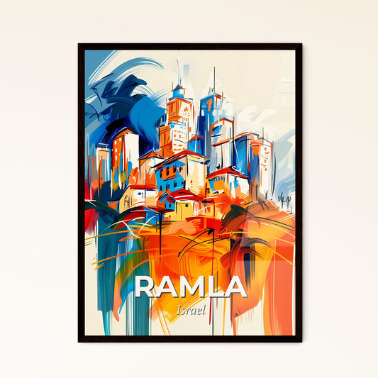 Vibrant Ramla, Israel - A Painting Of A City