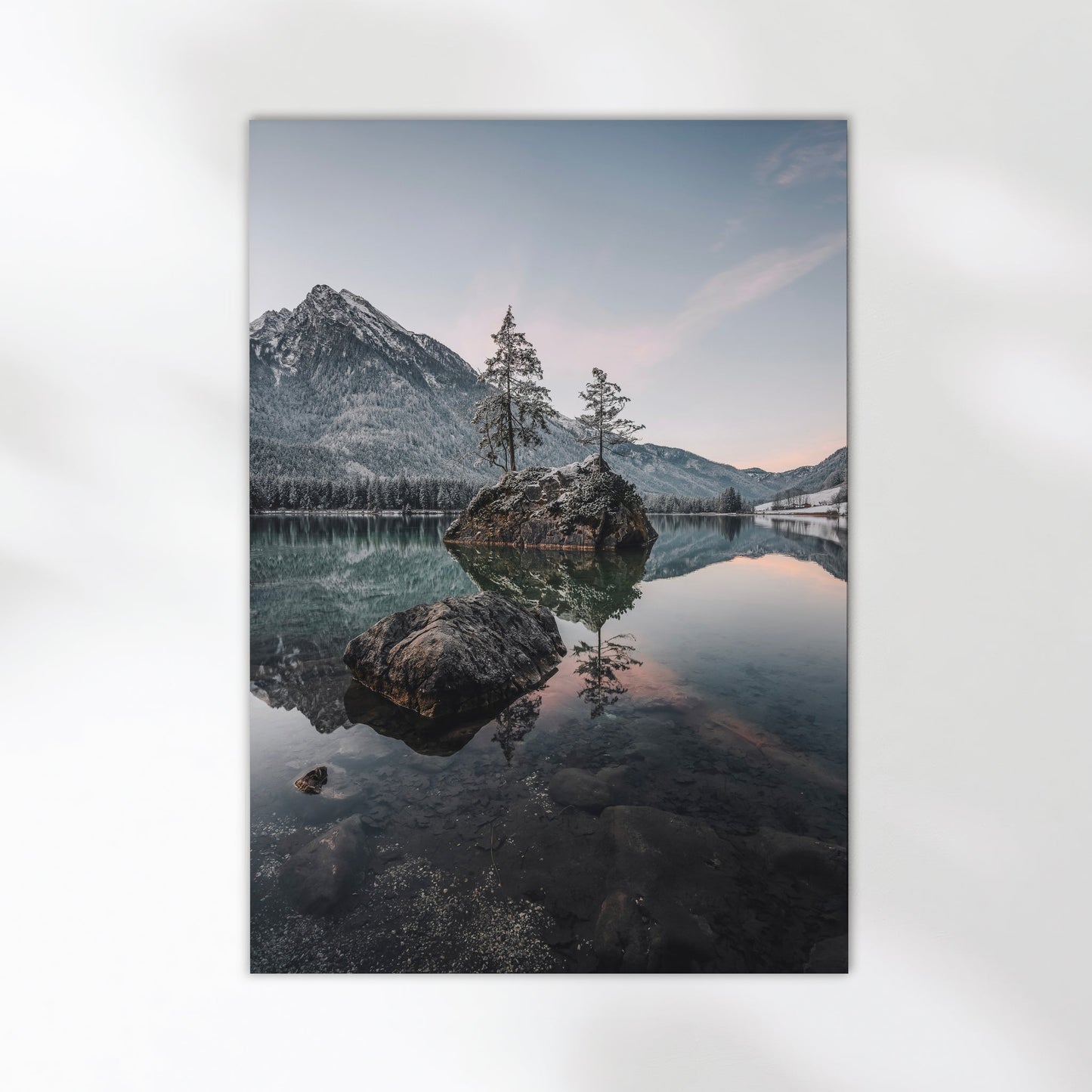 Hintersee Lake Print – Bavarian Alps Wall Art Photography