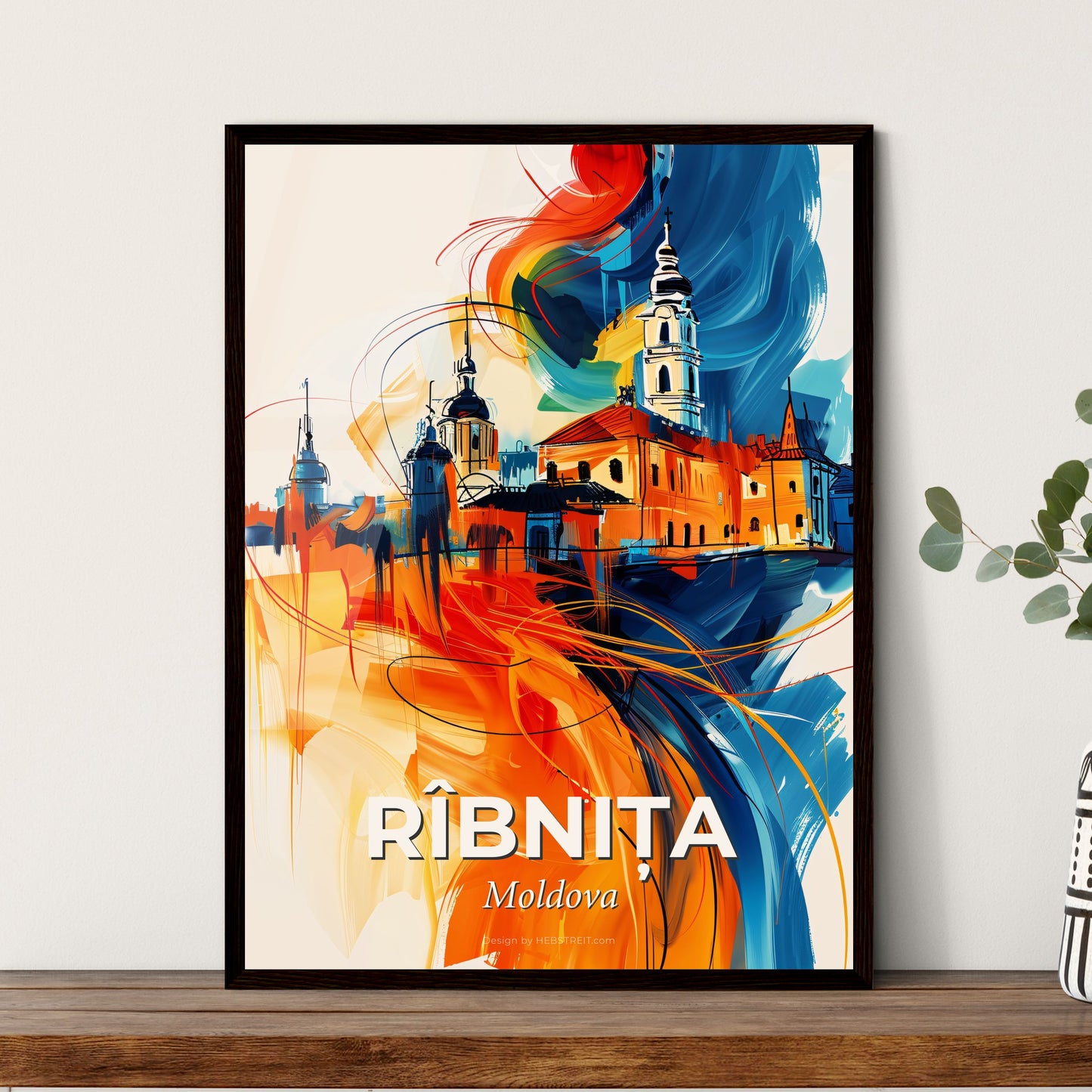 Vibrant Rîbnița, Moldova - A Painting Of A City