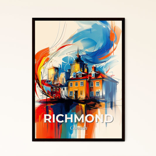 Vibrant Richmond, Canada - A Painting Of A House