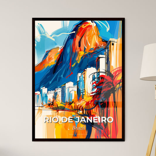 Vibrant Rio De Janeiro, Brazil - A Painting Of A City