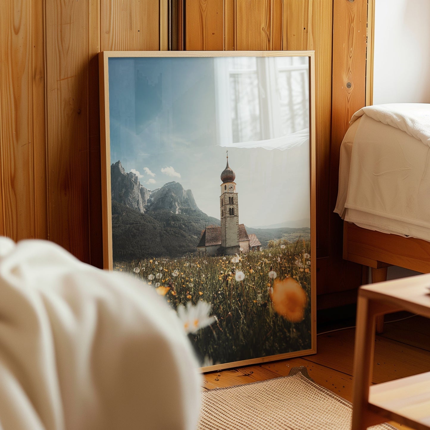 San Valentino Church – Dolomites Wall Art Photography Print