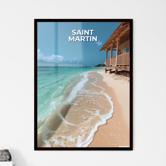 Vibrant Caribbean House Painting - Framed Art Print