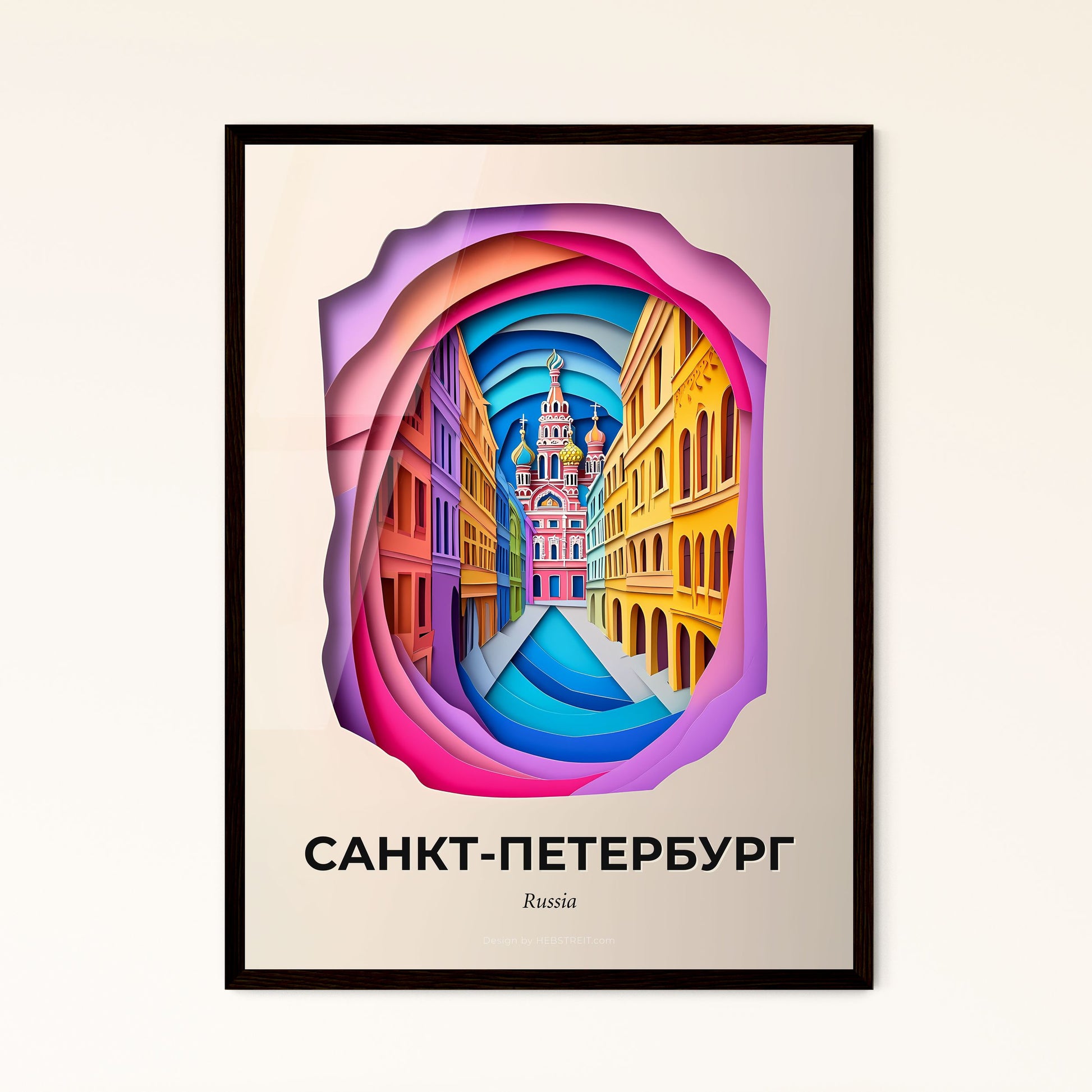 Vivid Saint Petersburg, Russia - a city with a clock tower