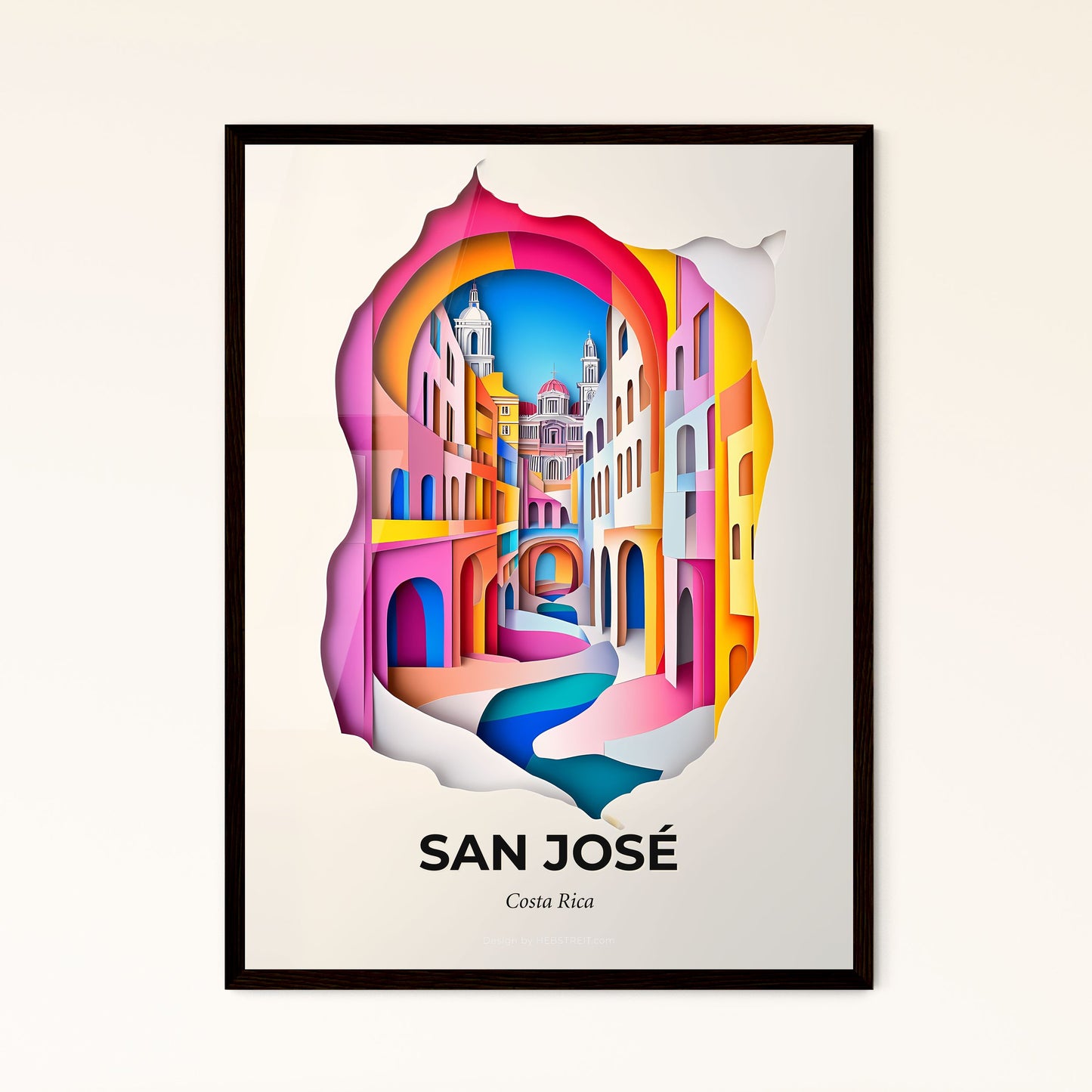 Vivid San José, Costa Rica - a colorful city with a river running through it