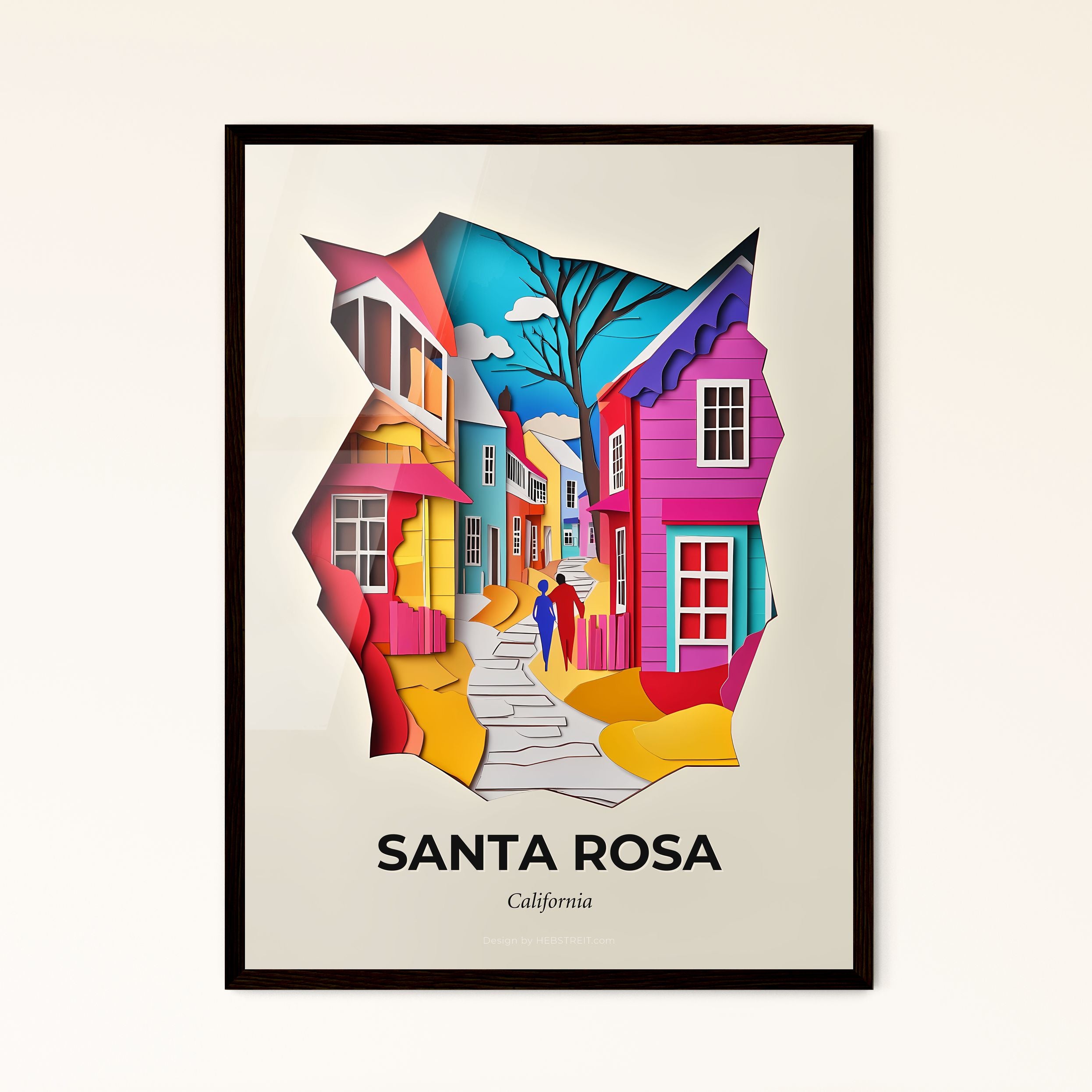 Vivid Santa Rosa, California Art Print – HEBSTREIT