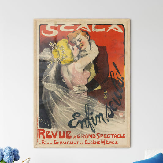 Scala Enfin, Seuls! – Jules-Alexandre Grün Framed Art Print