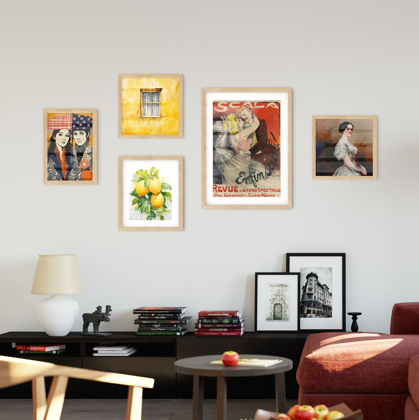 Wall Art with Scala Enfin, Seuls! – Jules-Alexandre Grün