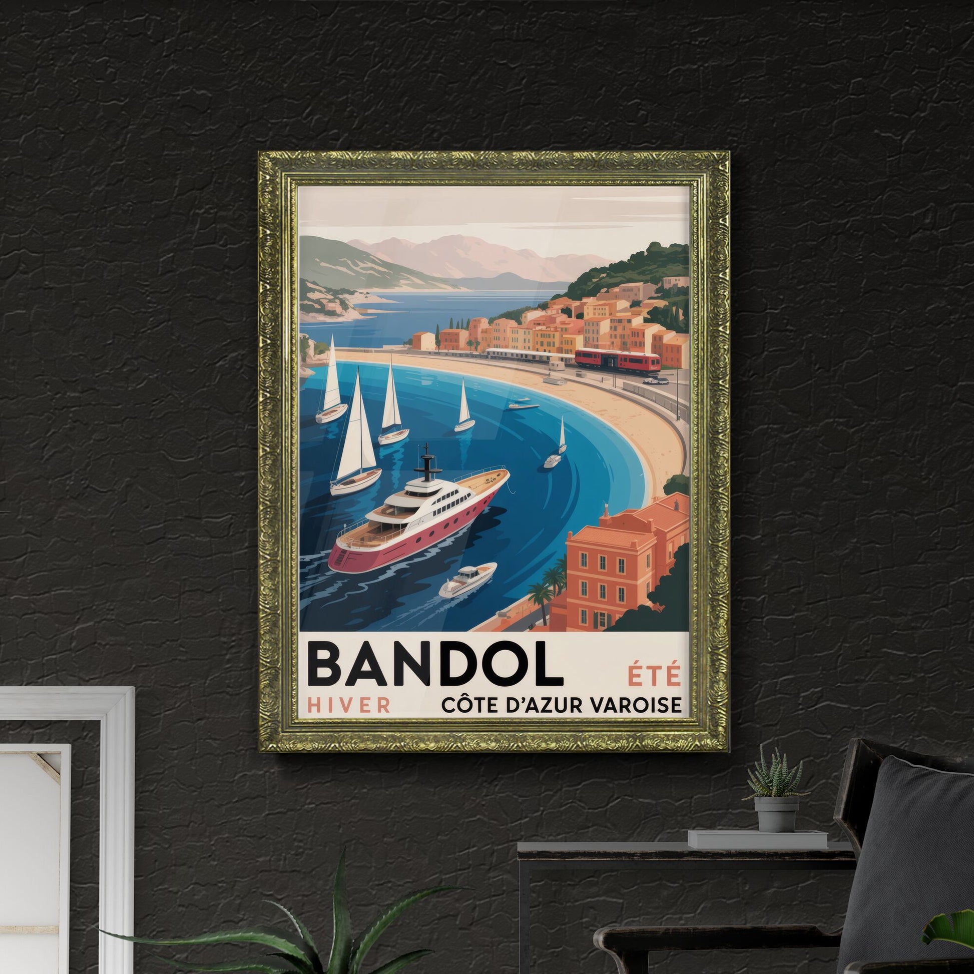 Scenic Coastal Bliss: Bandol, Côte d'Azur - A Luxurious Escape on the Mediterranean