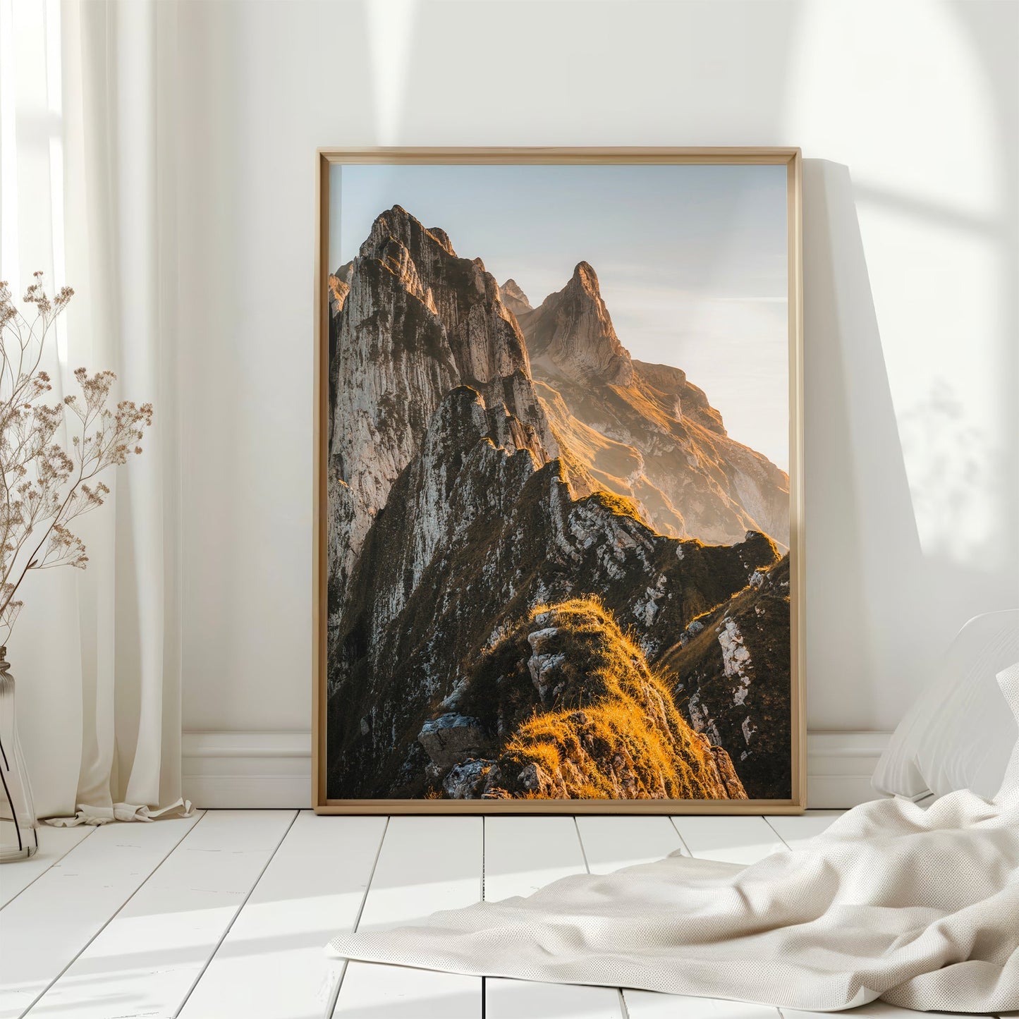 Schäfler Ridge Wall Art Print – Swiss Alps Landscape Photography