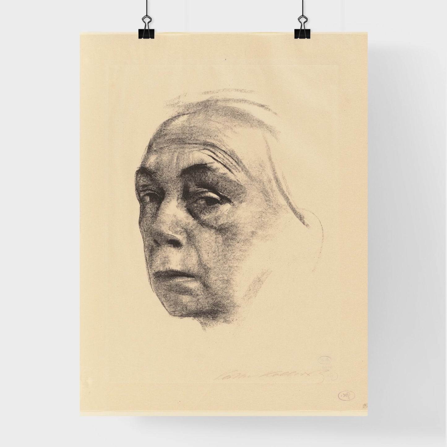 Self-Portrait by Käthe Kollwitz Poster