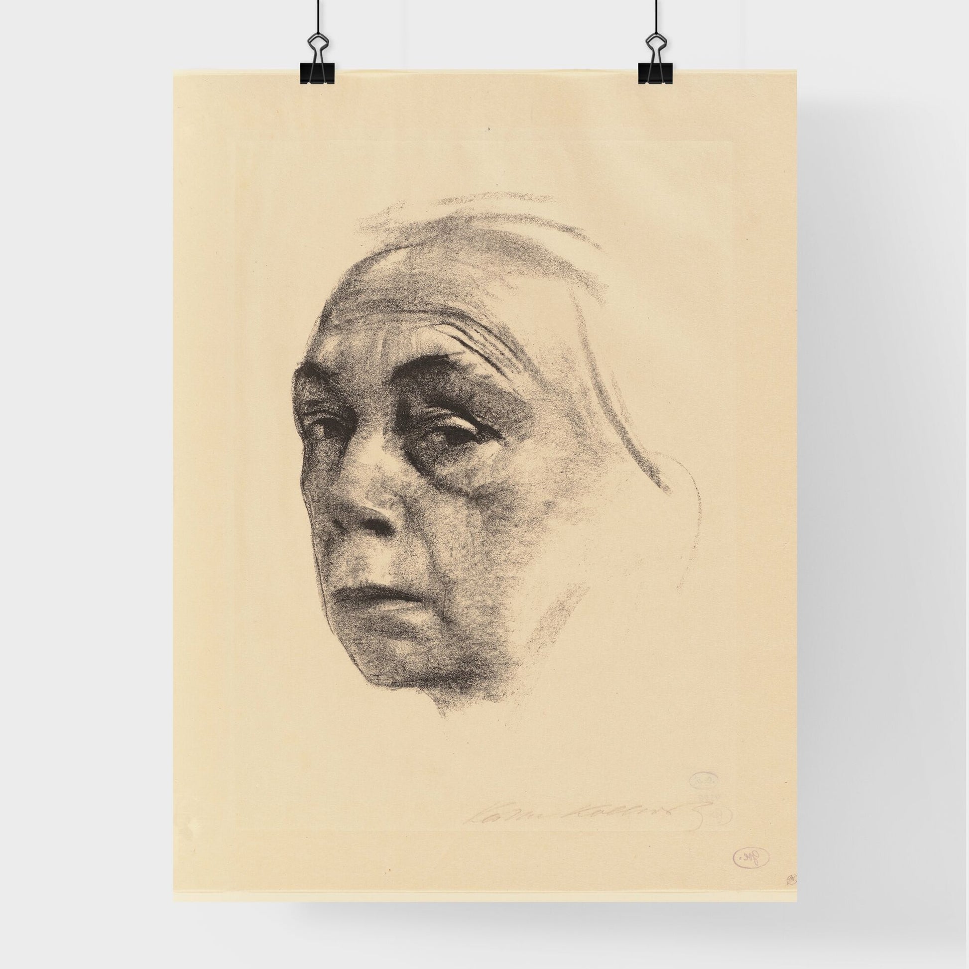 Self-Portrait by Käthe Kollwitz Poster