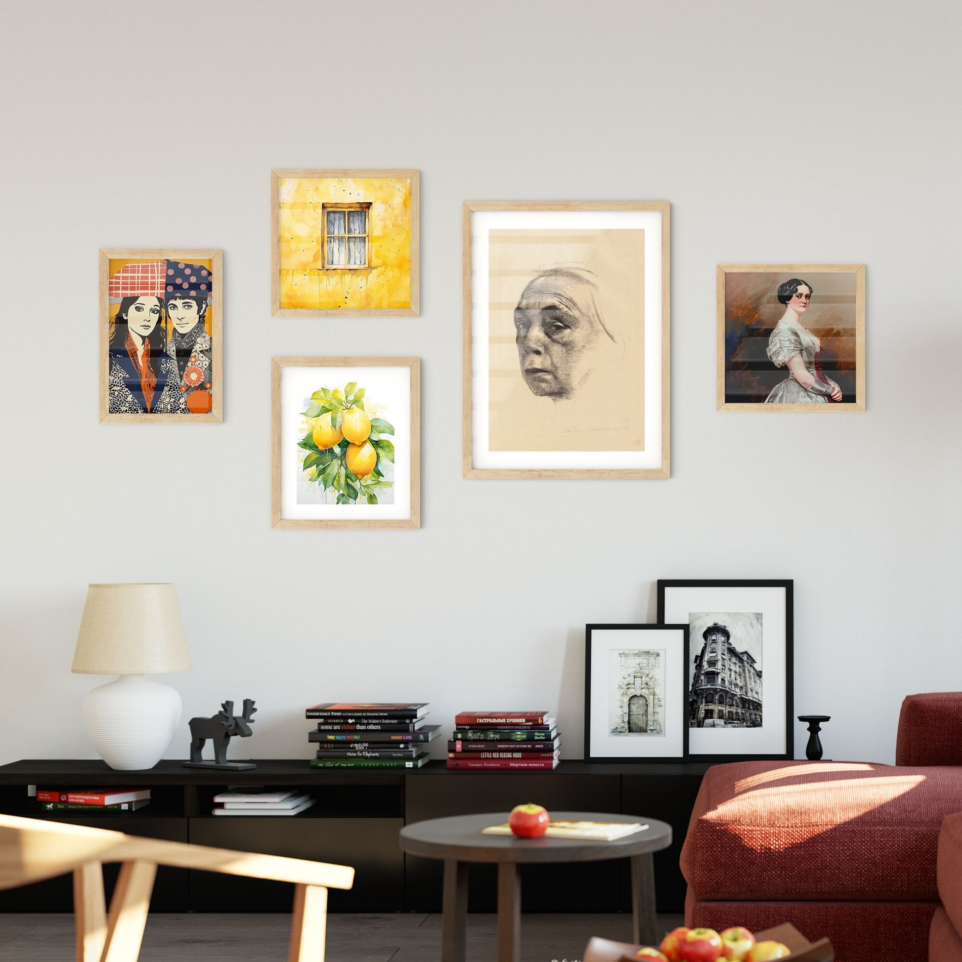 Wall Art with Self-Portrait by Käthe Kollwitz