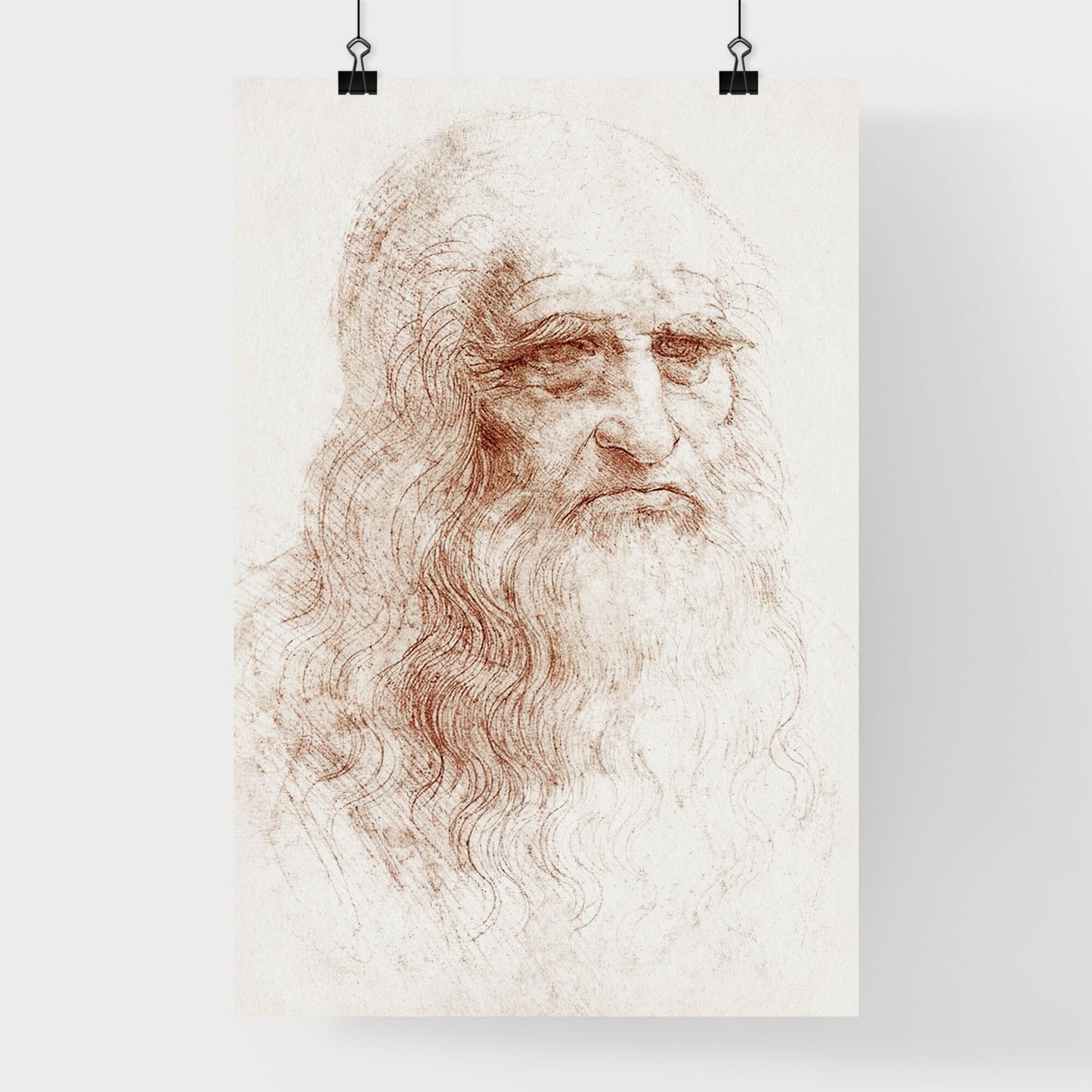 Self-portrait by Leonardo da Vinci Poster