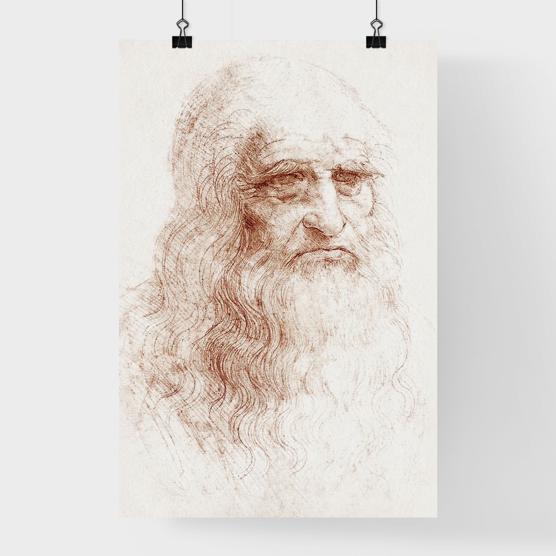 Self-portrait by Leonardo da Vinci Poster