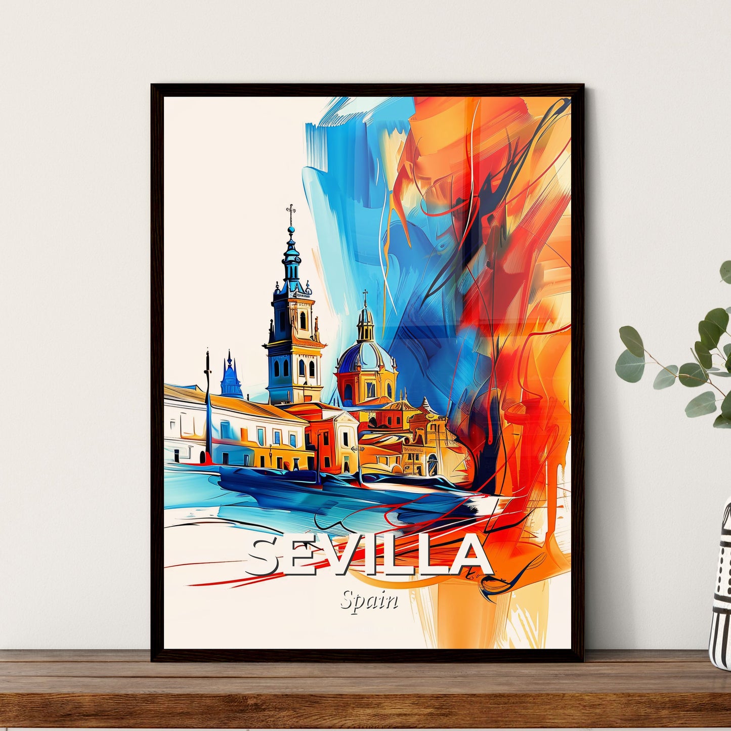 Vibrant Sevilla, Spain - A Painting Of A City