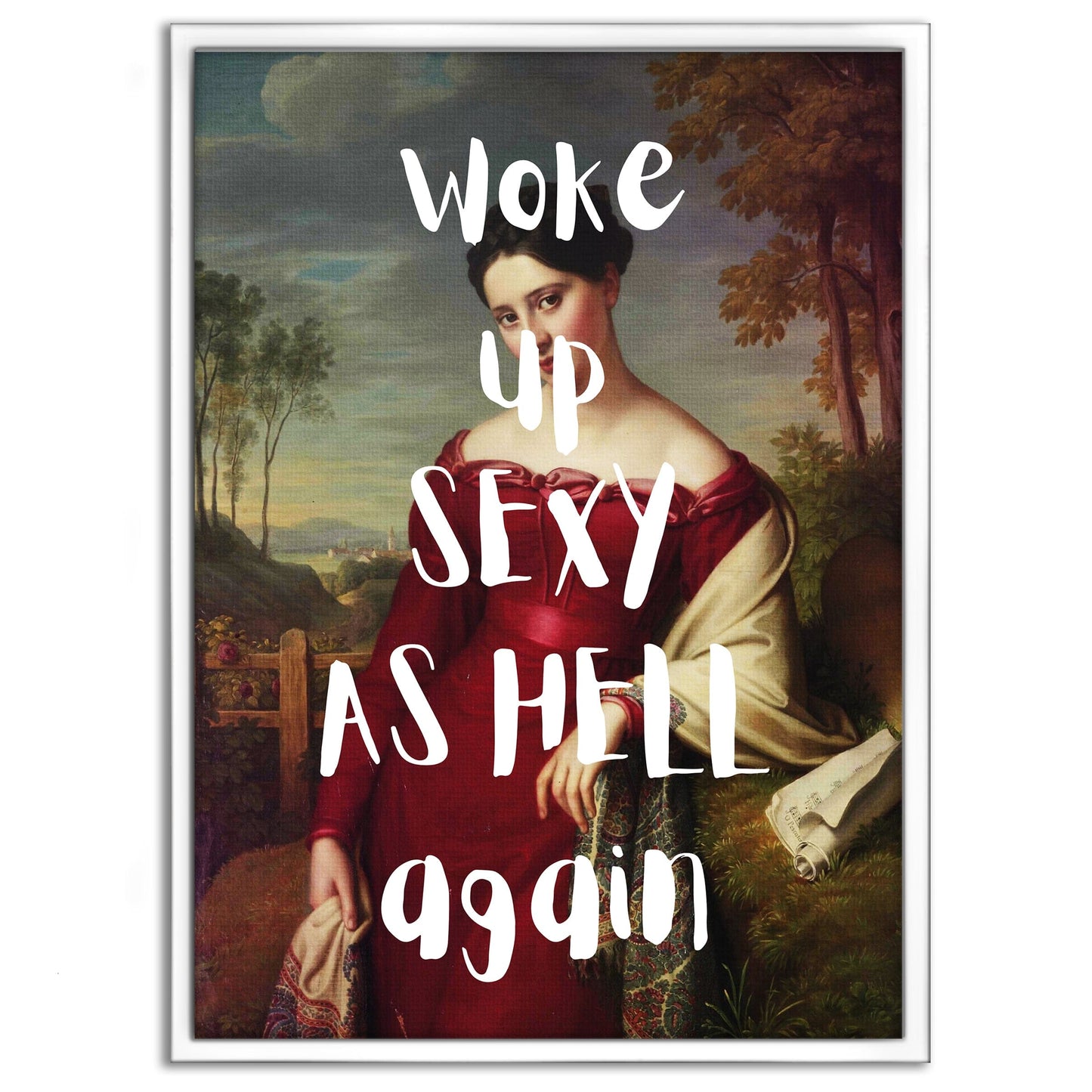 Sexy as hell - Leinwandbild Quotes