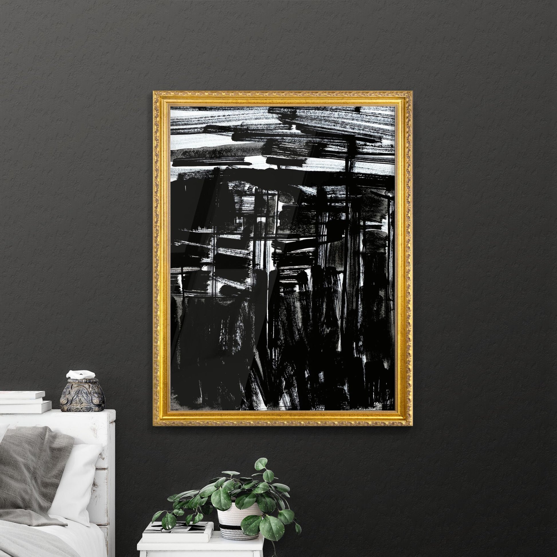 Shadows of Thought: An Exploration in Monochrome Emotion