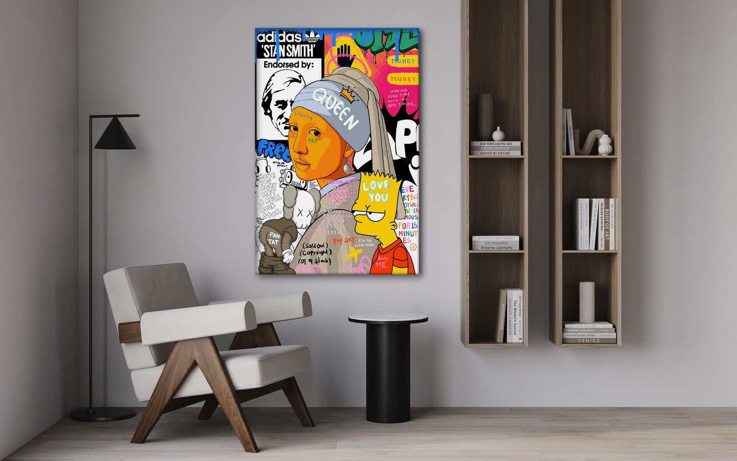 Showtime Pearl - Leinwandbild Pop Art
