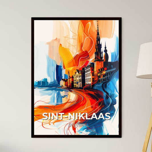 Vibrant Sint-Niklaas , Belgium - A Painting Of A City