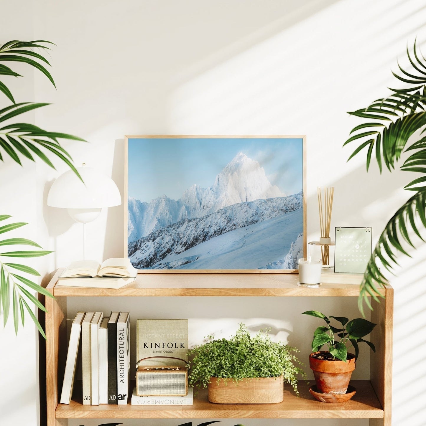 Aiguille du Chardonnet Alpine Wall Art – Chamonix Mountain Print