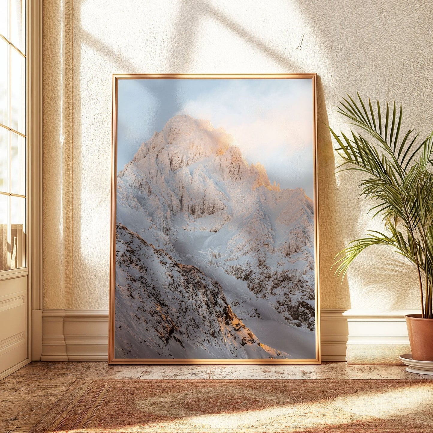 Aiguille du Midi - Les Drus - Aiguille du Chardonnet at Sunset