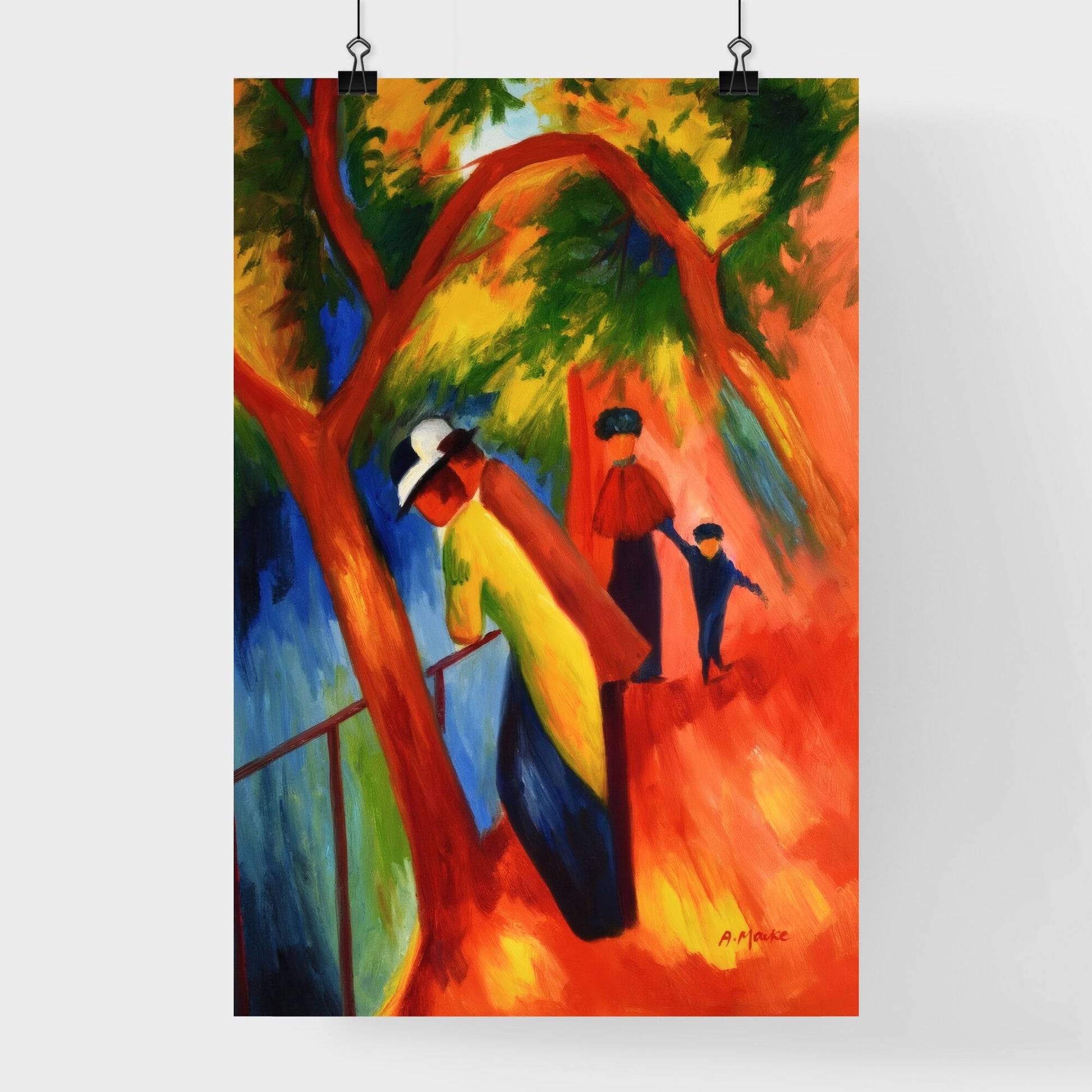Sonniger Weg by August Macke Poster