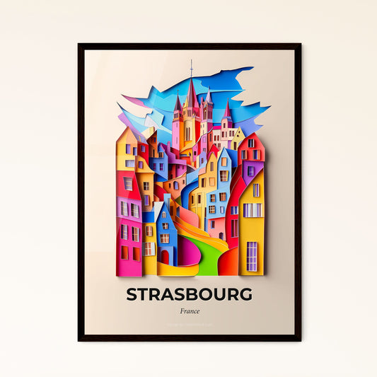 Vivid Strasbourg, France - a colorful city with a rainbow colored street