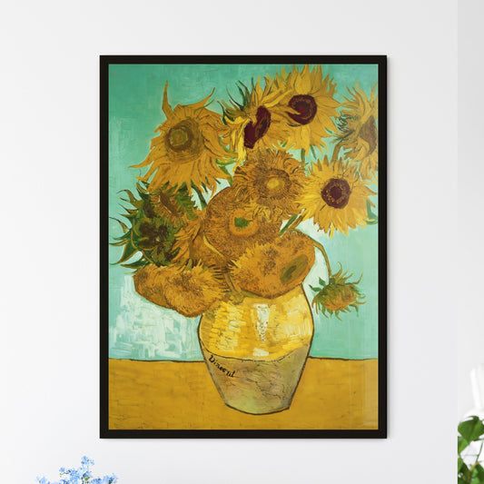 Sunflowers in a Vase by Vincent van Gogh Art Print