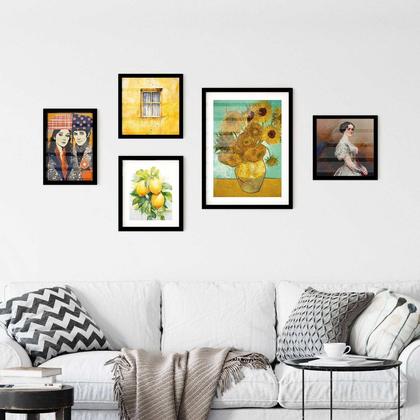 Sunflowers in a Vase by Vincent van Gogh Wall Art