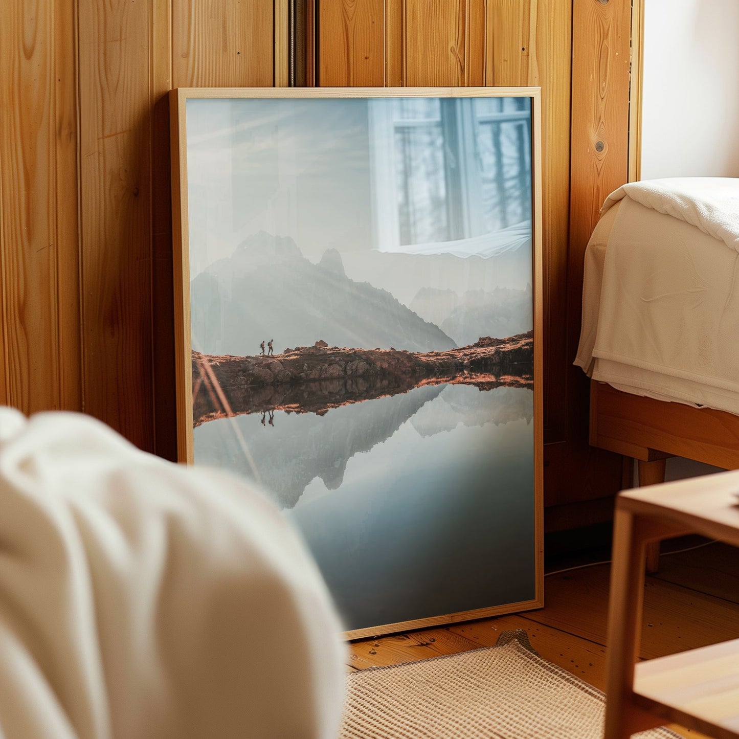 Lacs des Chéserys Reflection Print – Tour du Mont Blanc Wall Art