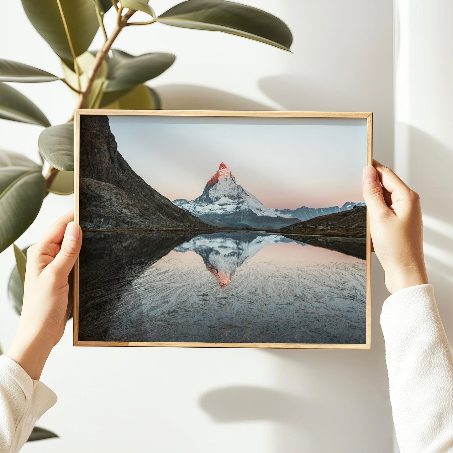 Riffelsee at Dawn – Matterhorn Reflection