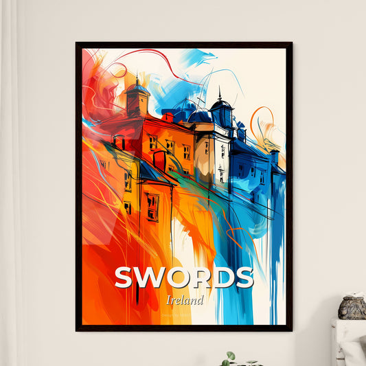 Vibrant Swords, Ireland - A Colorful Painting Of A Building