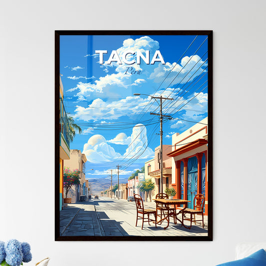 TacnaPeru Skyline Art Painting South America Cityscape VibrantArtwork Default Title