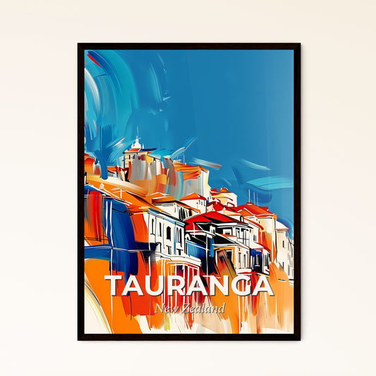 Vibrant Tauranga, New Zealand - A Painting Of A City