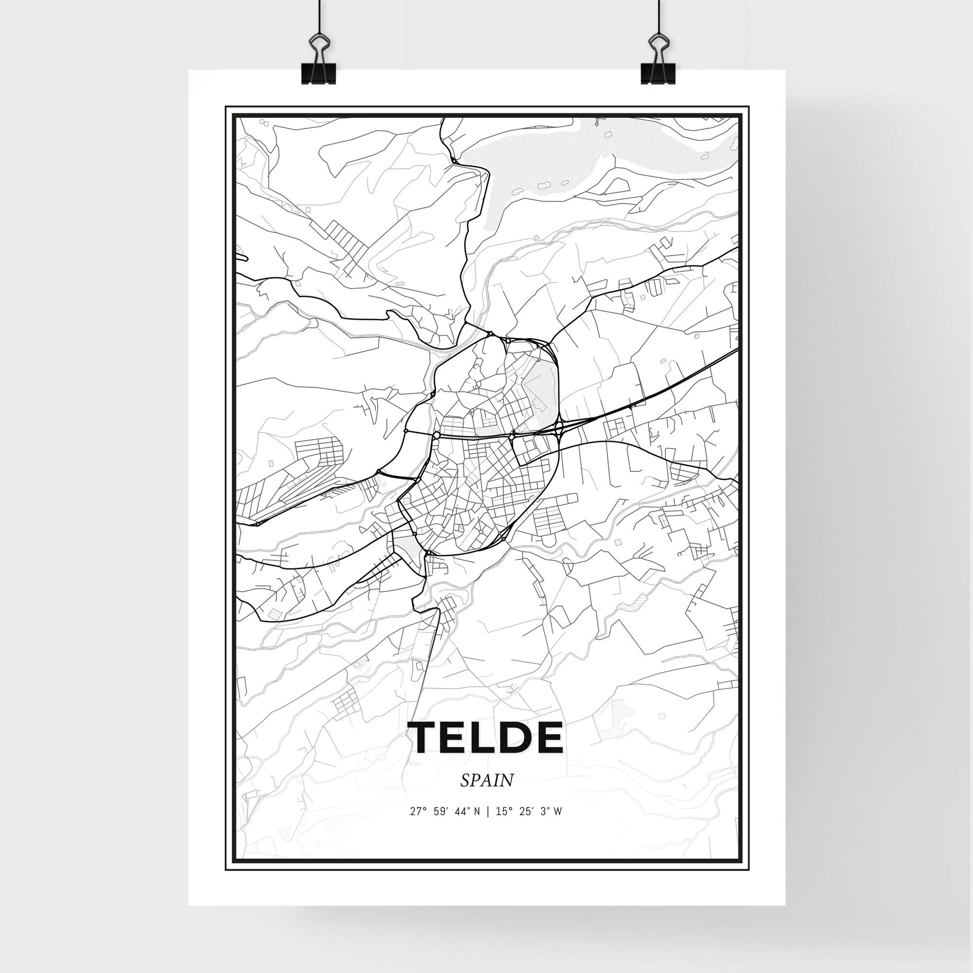 Telde Spain - Premium City Map Poster