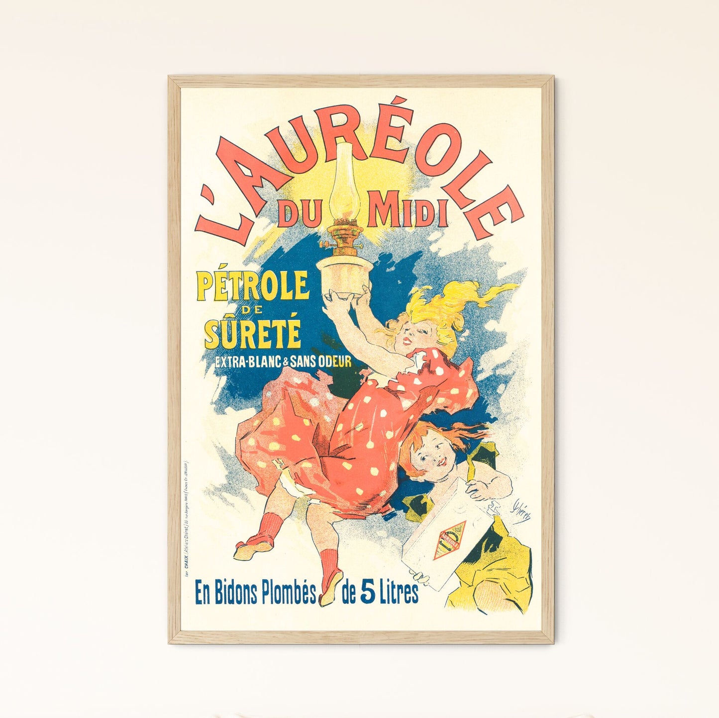 The Aura of Noon by Jules Chéret Framed Art Print