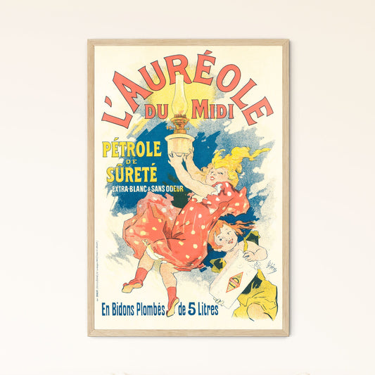 The Aura of Noon by Jules Chéret Framed Art Print