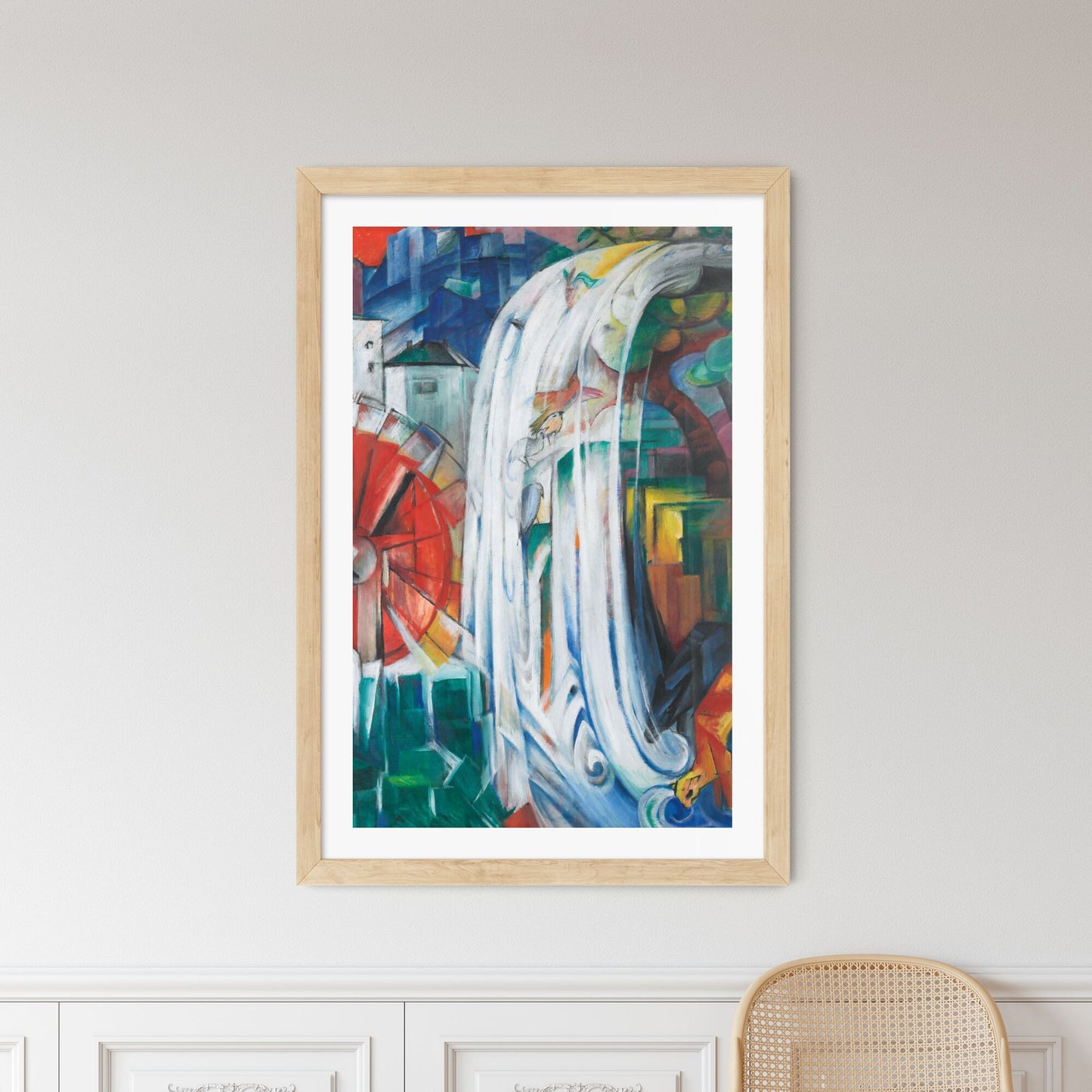 Framed Print of The Bewitched Mill by Franz Marc