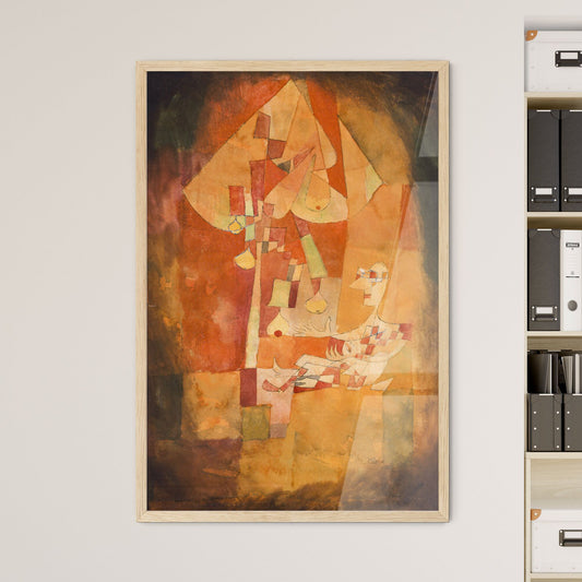 The Man Under the Pear Tree – Paul Klee Framed Art Print