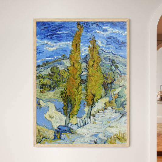 The Poplars at Saint-Rémy by Vincent van Gogh Art Print