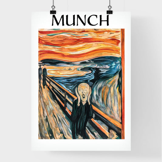 The Scream by Edvard Munch Poster