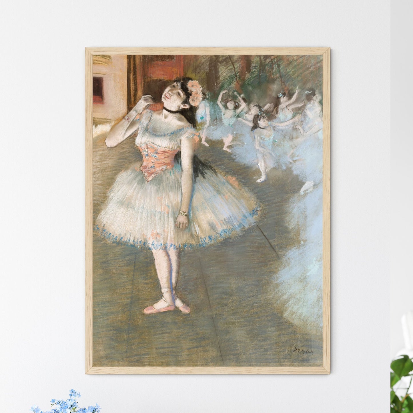 The Star by Edgar Degas Framed Art Print