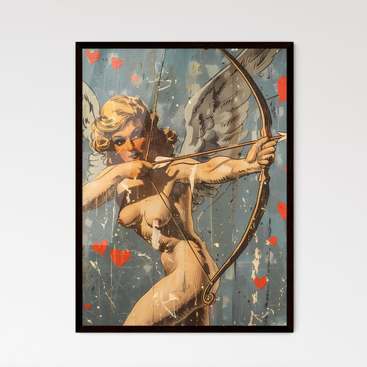 Pop art angel with wings Wall Art
