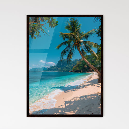 Vibrant Painting of Phuket's White Sandy Bea - Framed Art Print