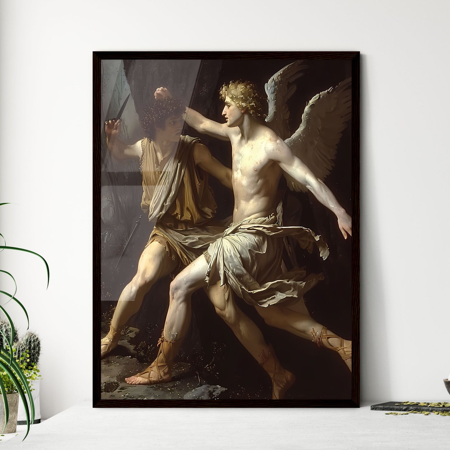 Mythological Contest of Herme Wall Art