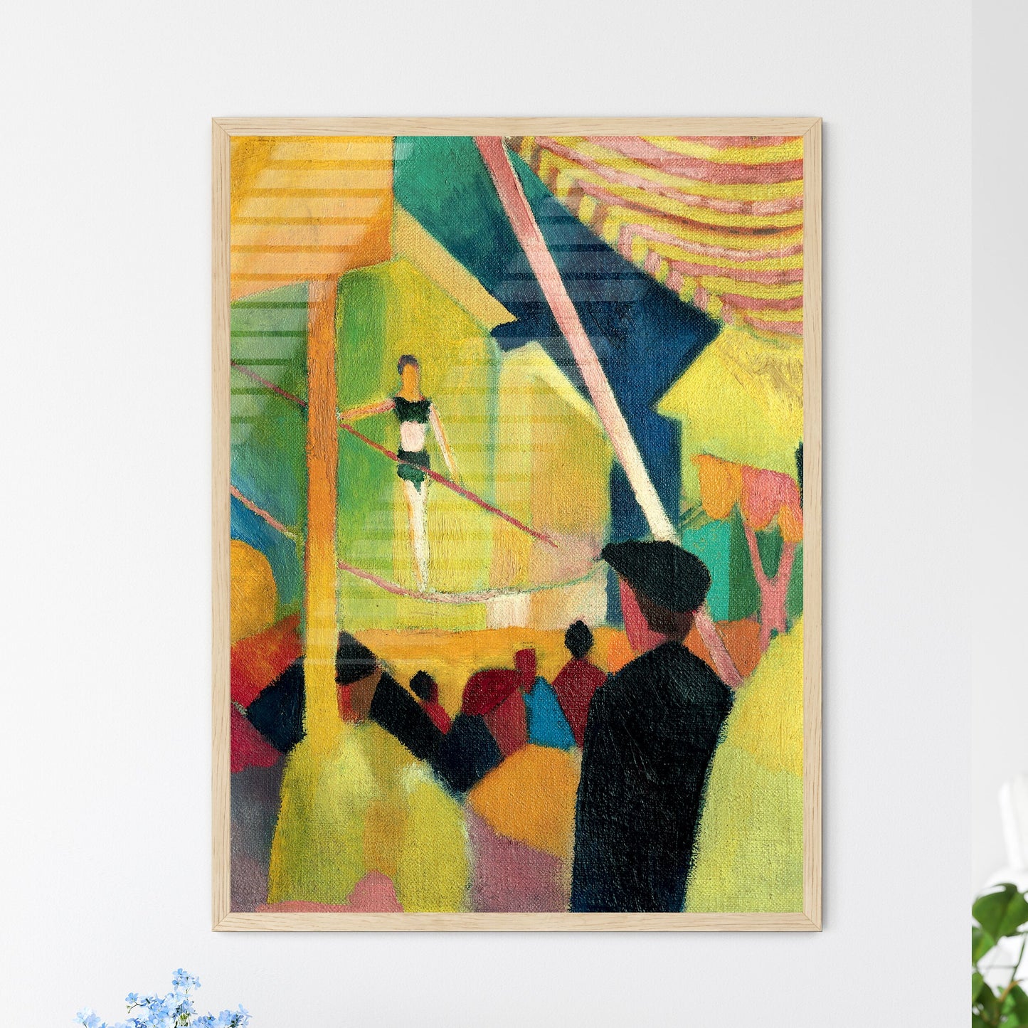 Tightrope Walker by August Macke Framed Art Print