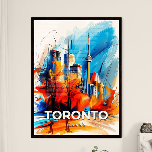 Vibrant Toronto, Canada - A Painting Of A City