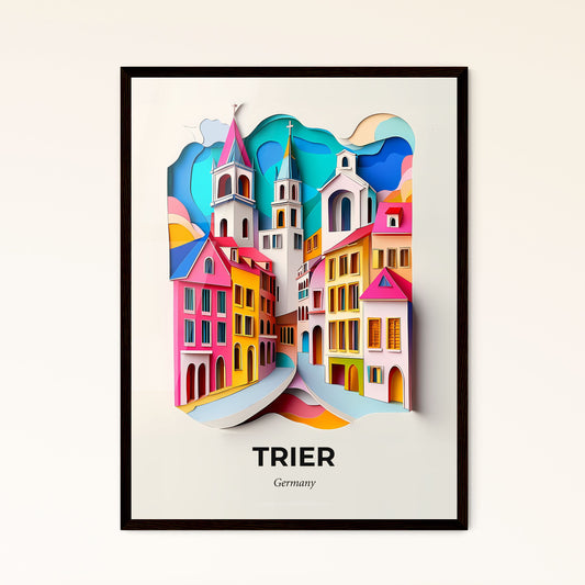 Vivid Trier, Germany, Papercut Print