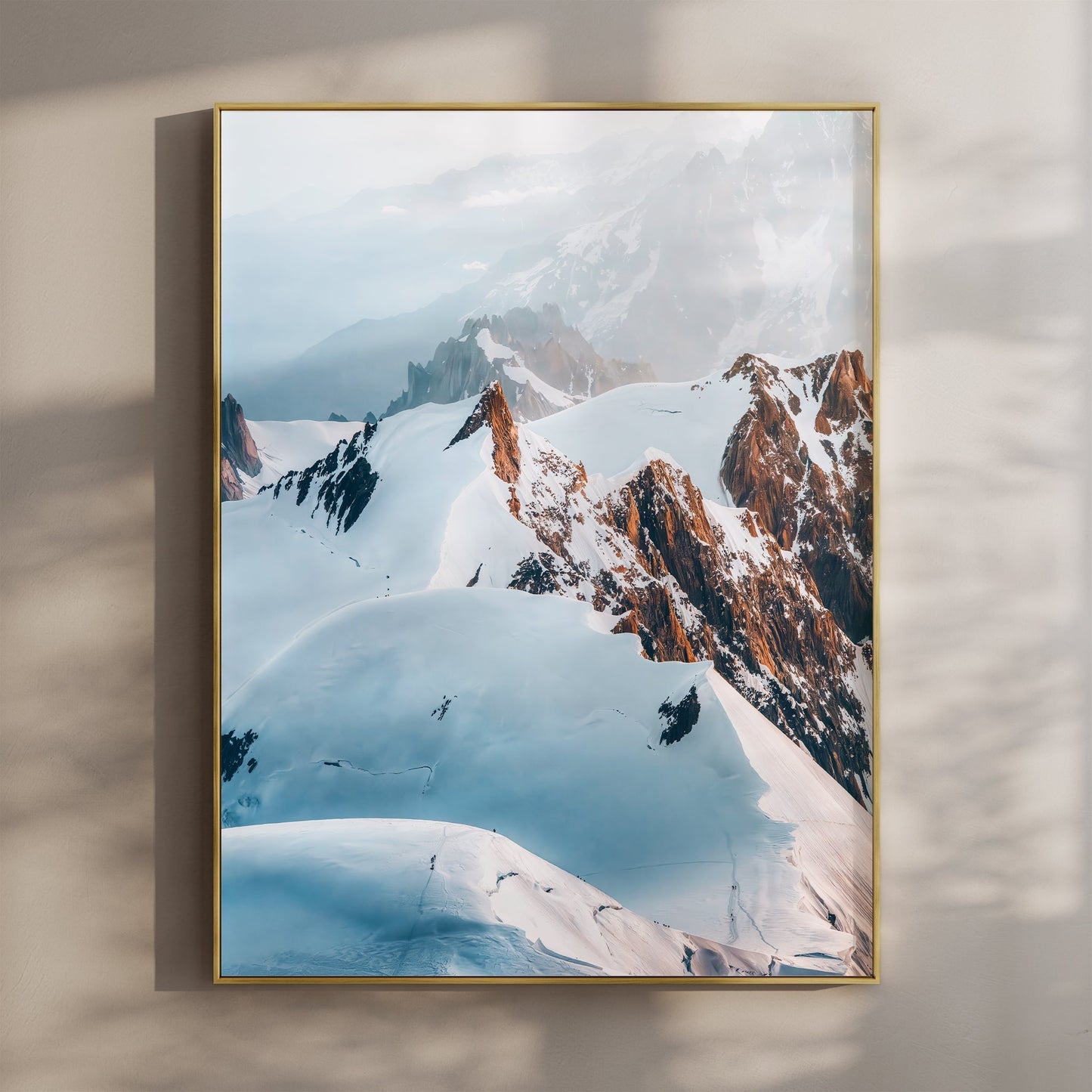 Trois Monts Route Wall Art - Mont Blanc Summit Adventure Print